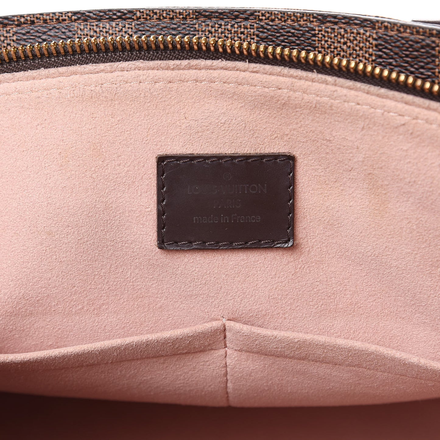 Cuir Taurillon Damier Ebene Normandy Magnolia