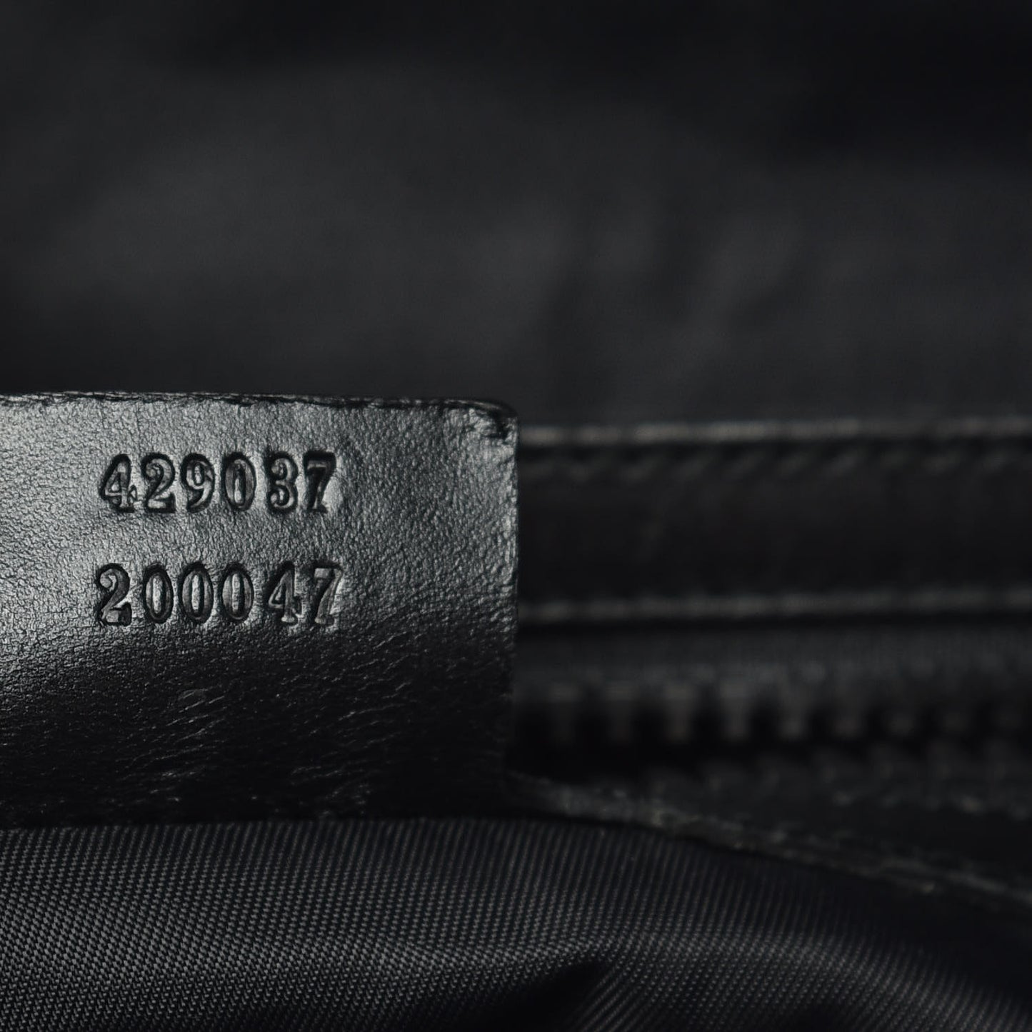 Techno Canvas Web L'Aveugle Par Amour Embroidered Double Buckle Backpack Black