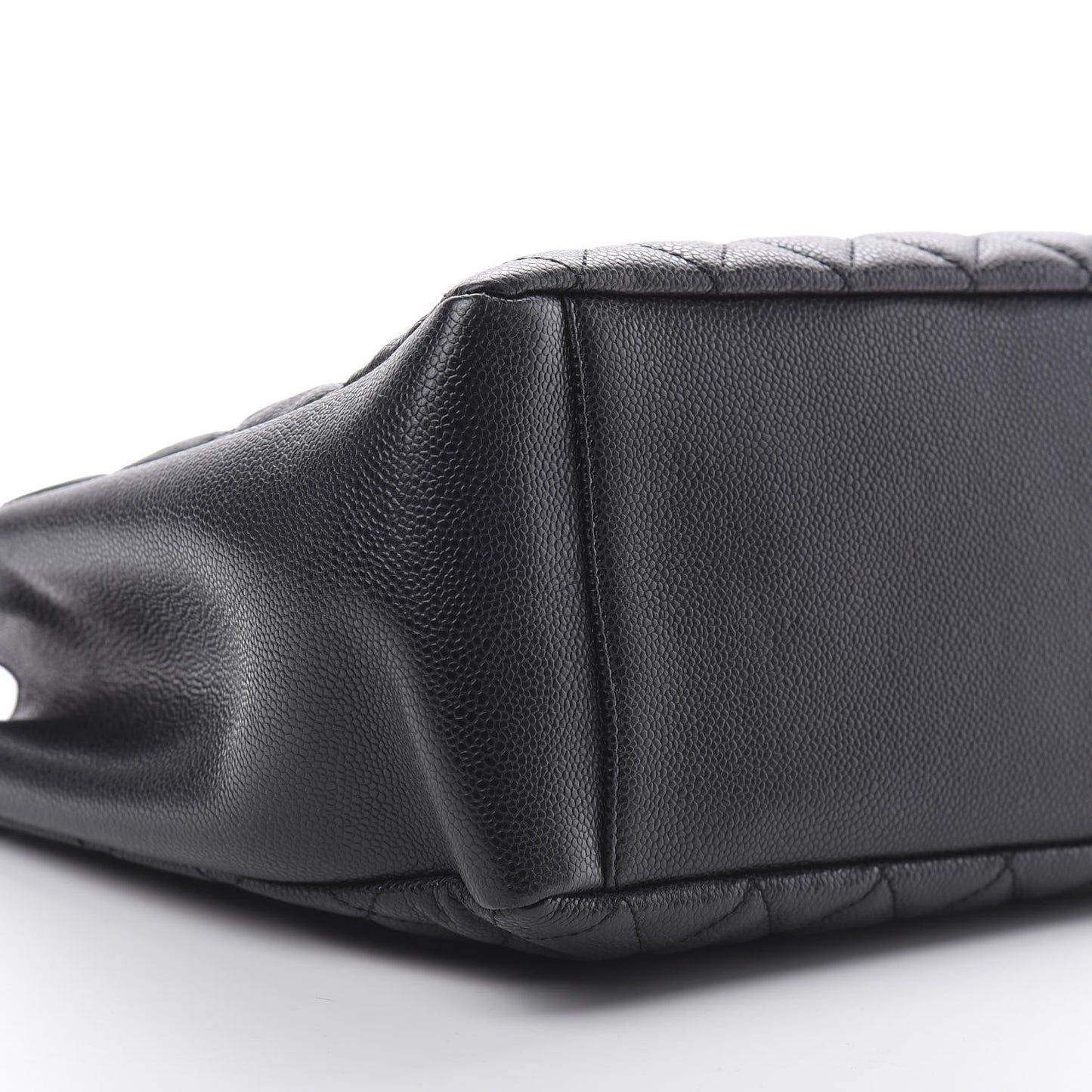 Caviar Quilted Grand Shopping Tote GST Black