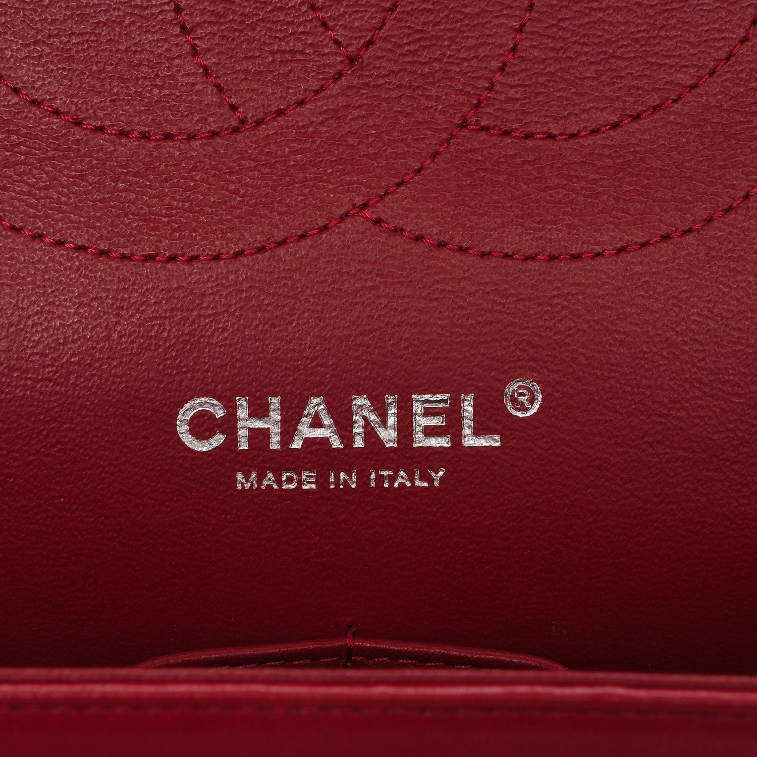 Chanel Lambskin Quilted Jumbo Double Flap Red 6 of 7