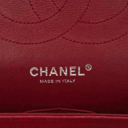 Chanel Lambskin Quilted Jumbo Double Flap Red 6 of 7