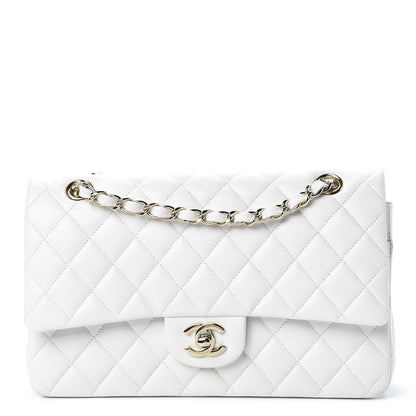Chanel Caviar Quilted Medium Double Flap White 1 of 14