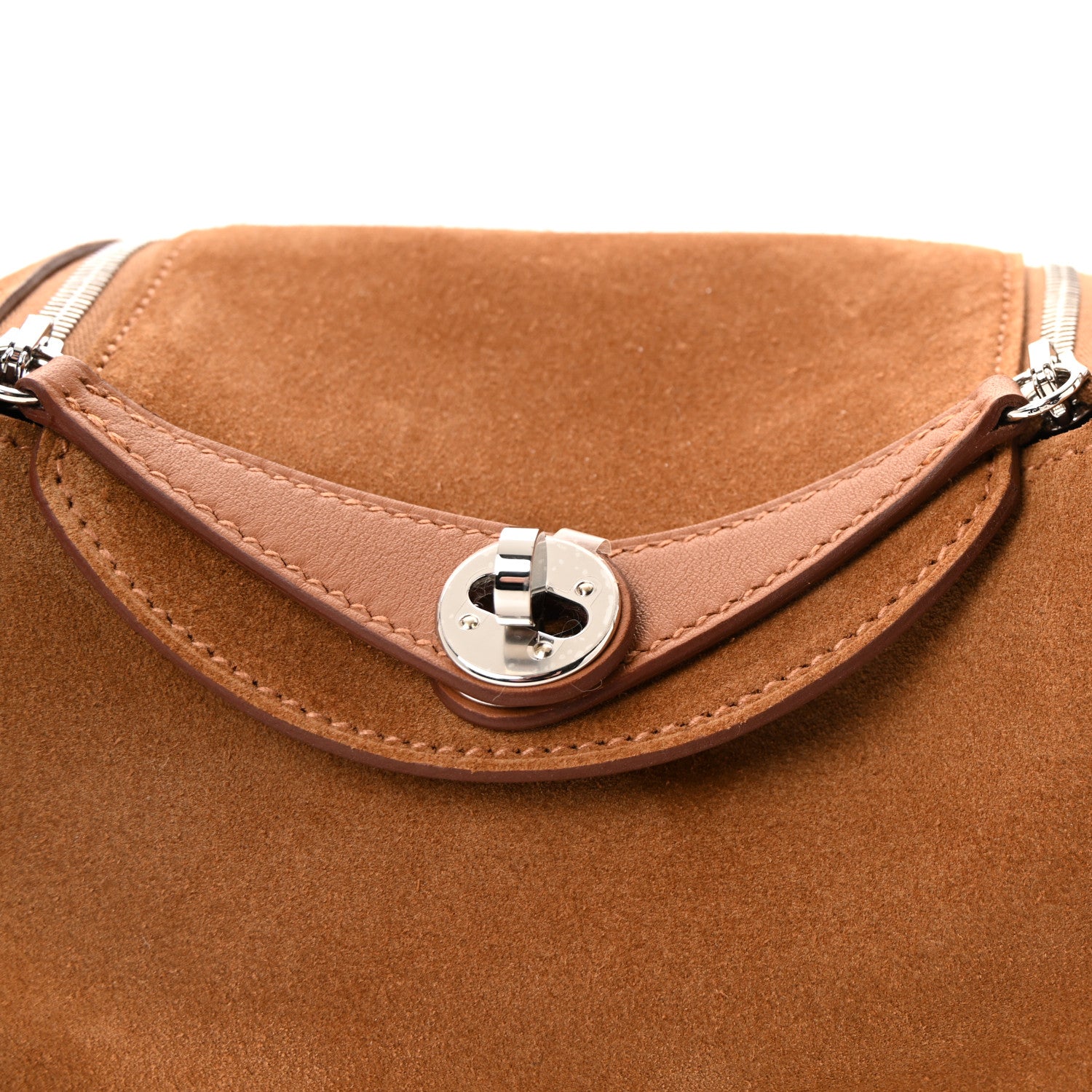 Hermes Veau Grizzly Swift Mini Lindy 20 Gold 7 of 9