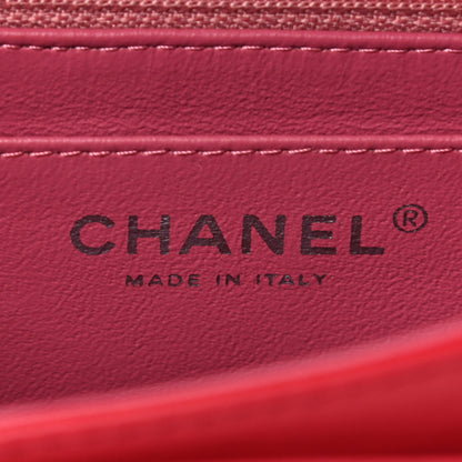 Chanel Lambskin Quilted Tri-Color Medium Single Flap Pink 5 of 12