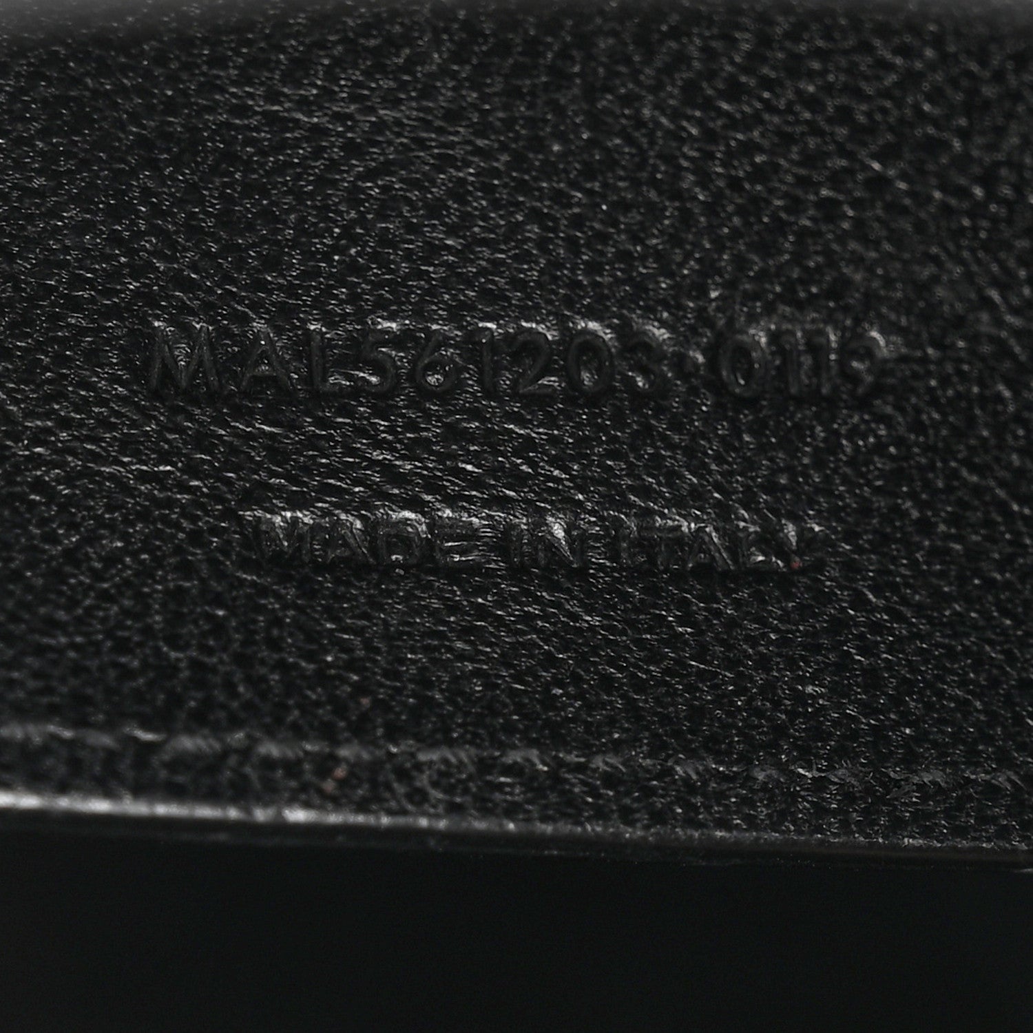 Saint Laurent Calfskin Crocodile Embossed Small Uptown Tote Black 7 of 11
