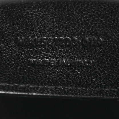 Saint Laurent Calfskin Crocodile Embossed Small Uptown Tote Black 7 of 11
