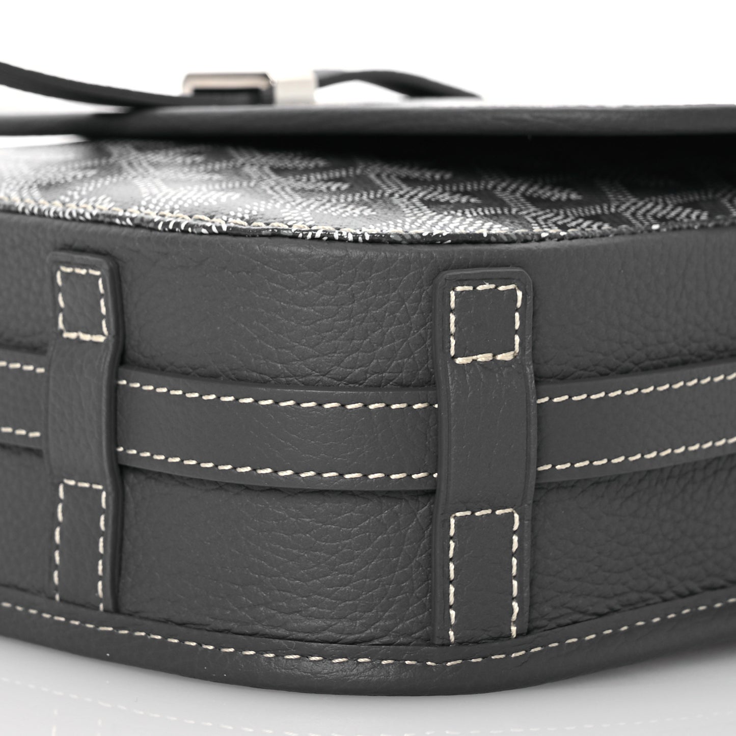 Goyardine Belvedere II PM Messenger Bag Gray