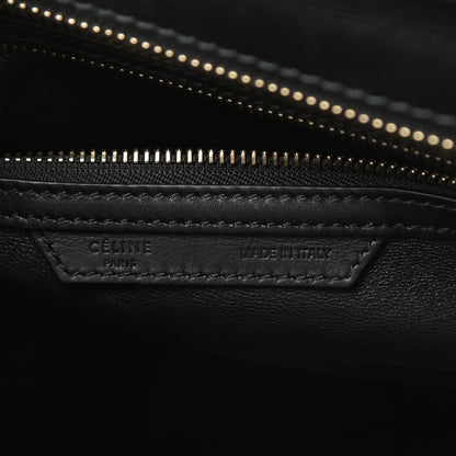 Celine Natural Canvas Smooth Calfskin Mini Luggage Cream 6 of 17