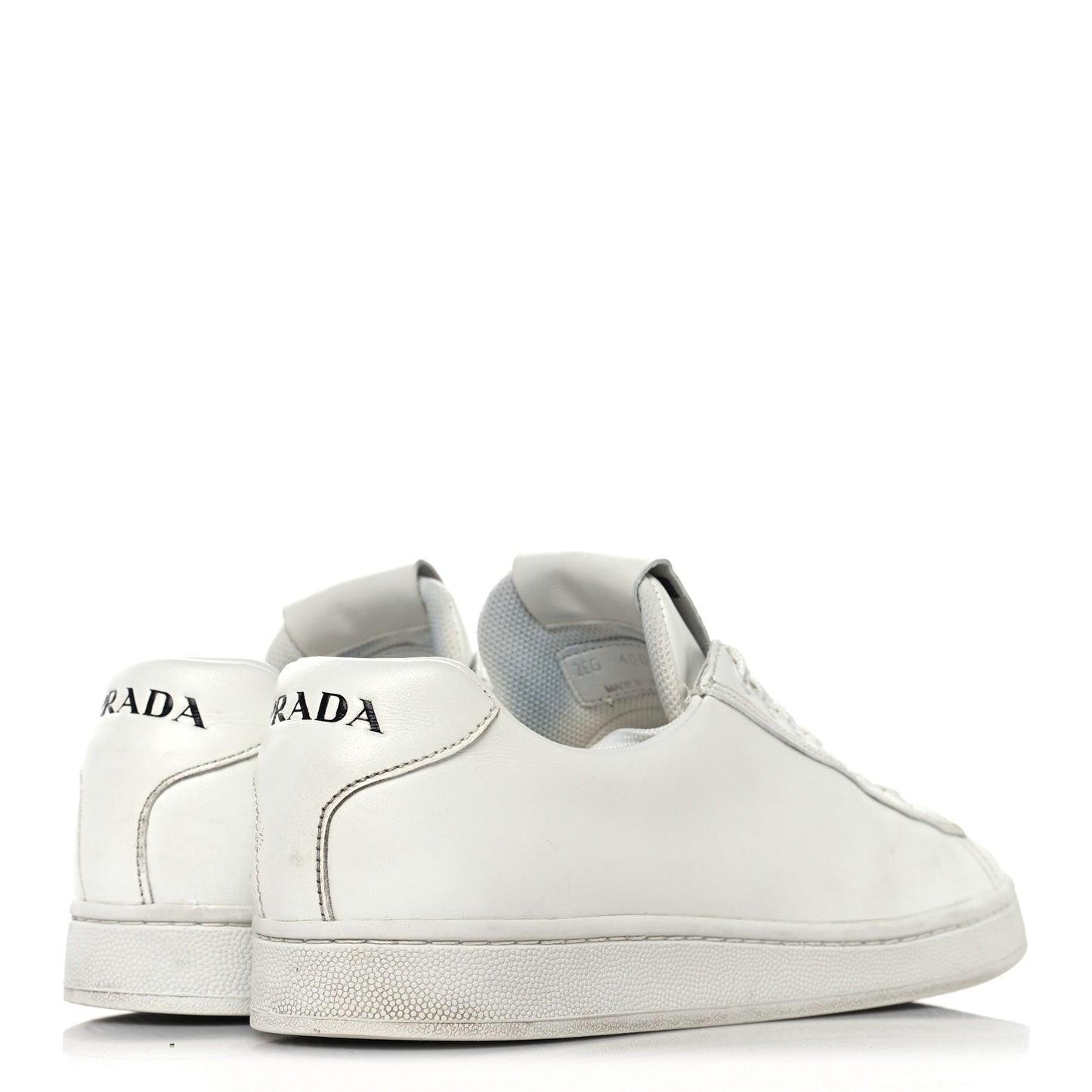 Vitello Mens Logo Low Top Sneakers 43 White