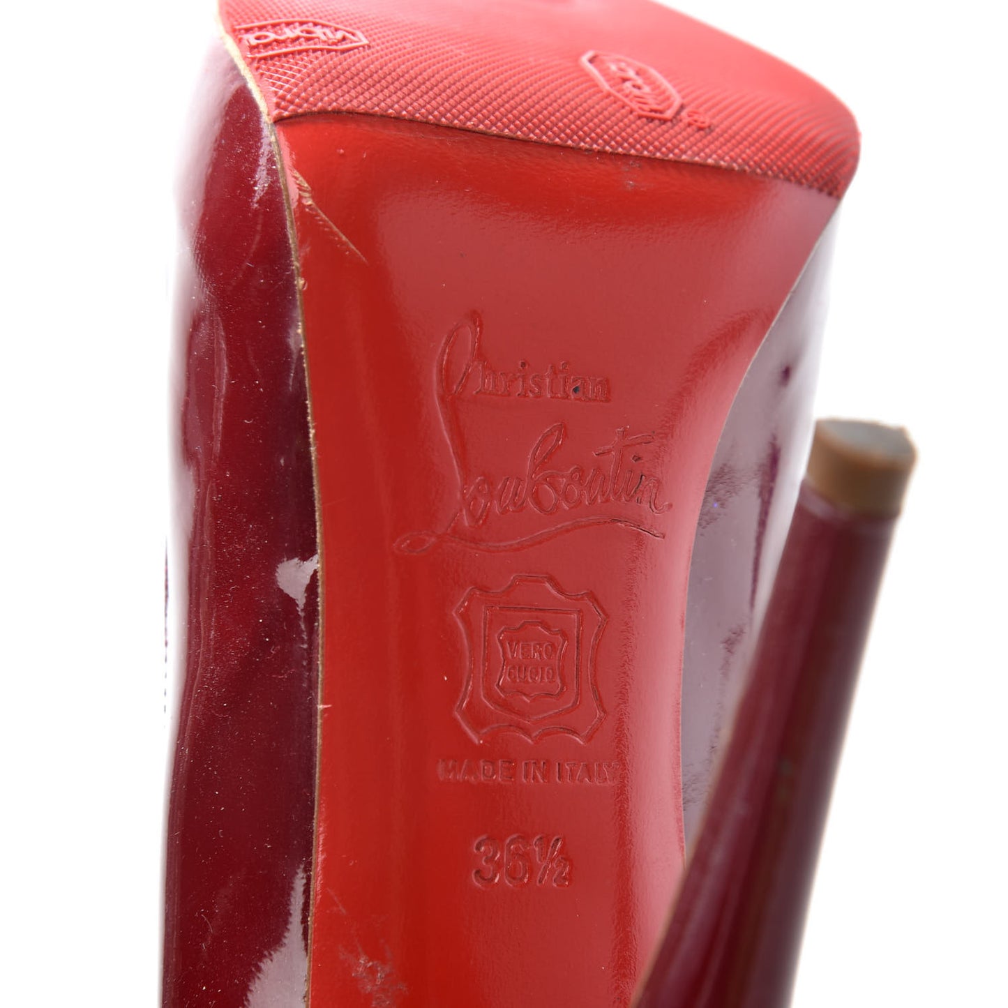 Patent Rolando 120 Pumps 36.5 Red