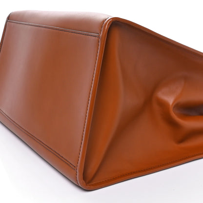 Fendi Vitello King Plexiglass Large Fendi Sunshine Shopper Tote Cuoio 9 of 9