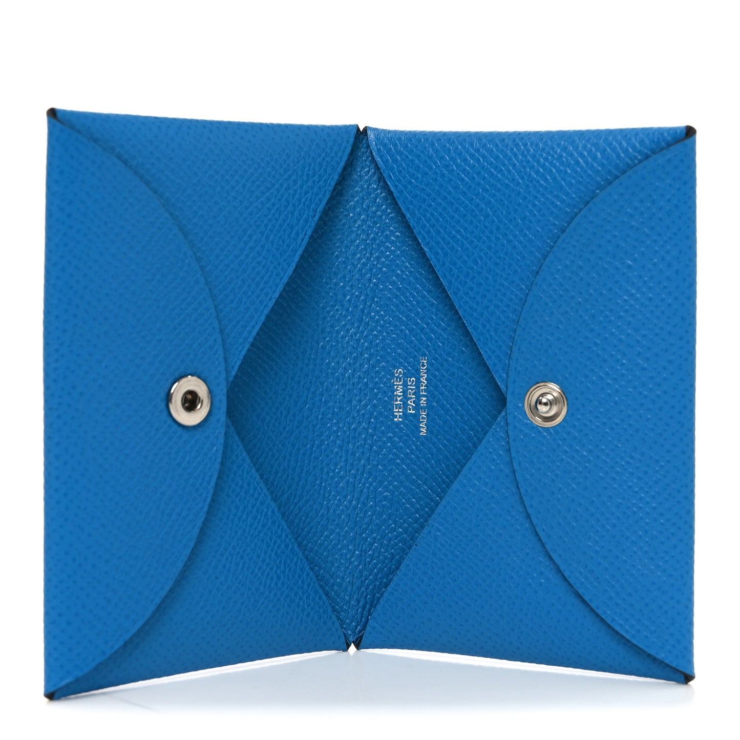 Epsom Calvi Card Case Bleu Zanzibar