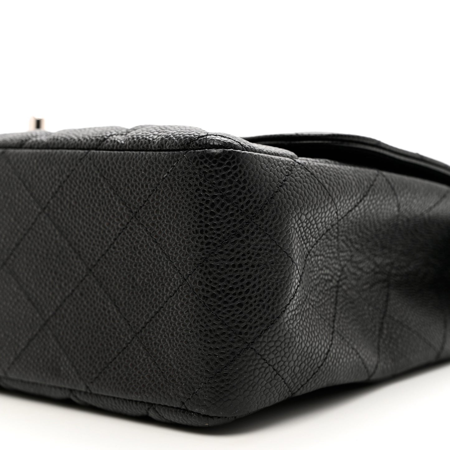 Caviar Quilted Jumbo Single Flap Black