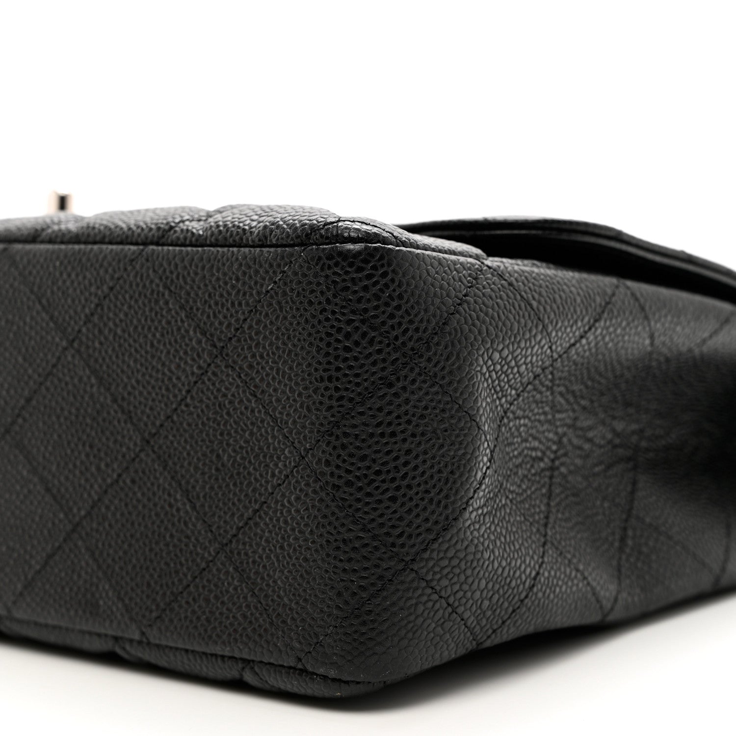 Chanel Caviar Quilted Jumbo Single Flap Black 9 of 11