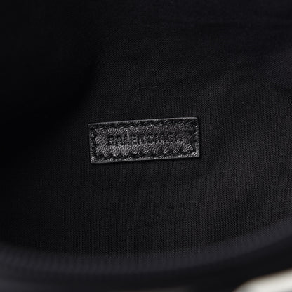 Balenciaga Smooth Calfskin Losange Monogram Explorer Belt Bag Black Grey 5 of 9