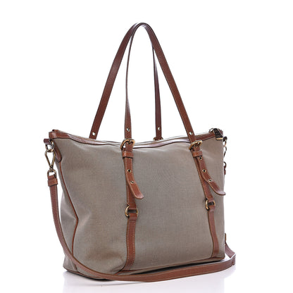 Prada Jacquard Logo Tote Corda Brandy 3 of 18