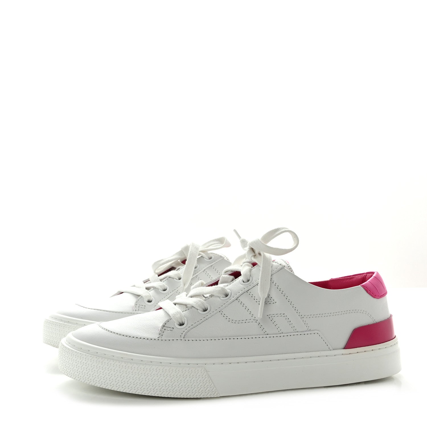 Hermes Matte Niloticus Crocodile Calfskin Deep Sneakers 38 White Magnolia 3 of 10