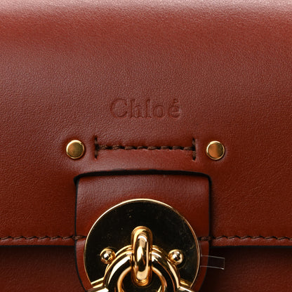 Chloe Calfskin Small Tess Bag Sepia Brown 7 of 9