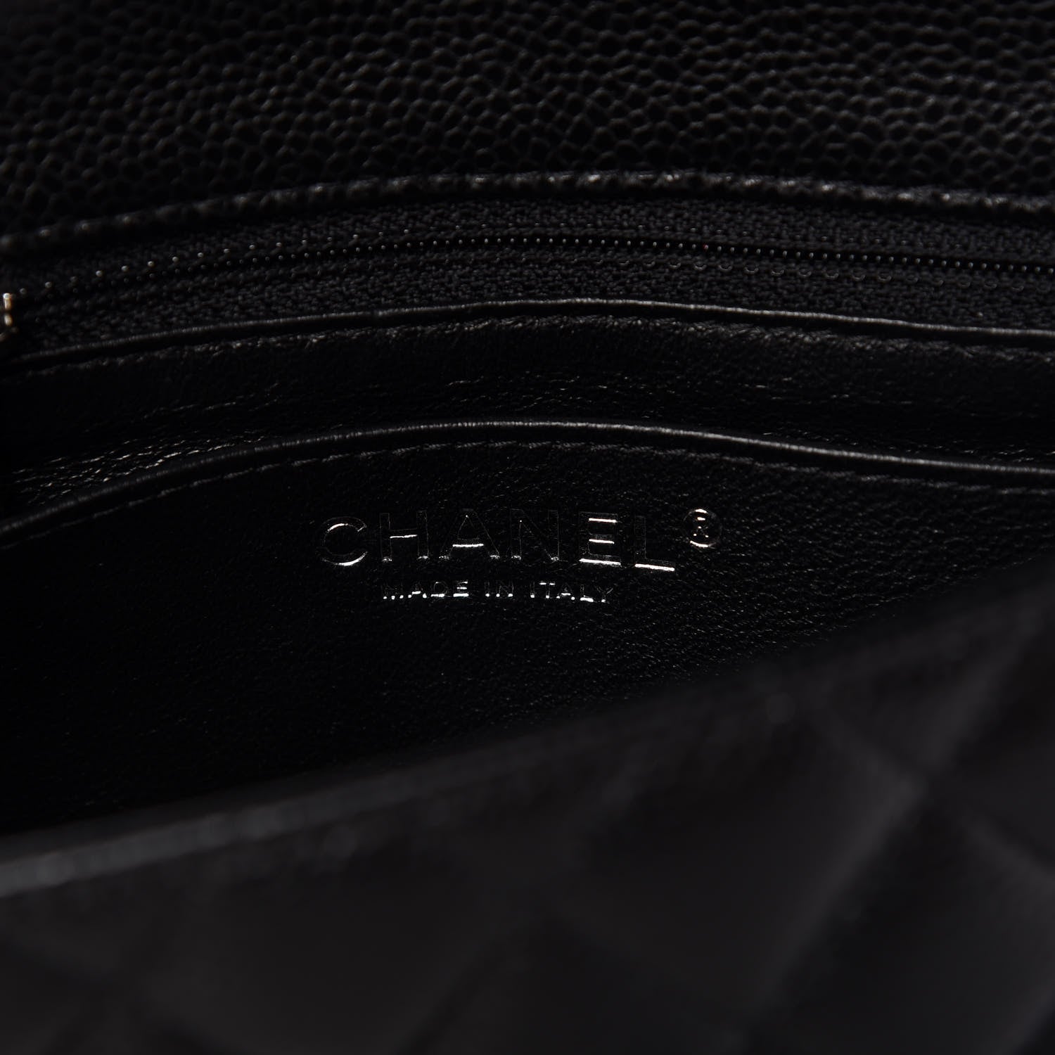 Chanel Caviar Quilted Mini Square Flap Black 8 of 11