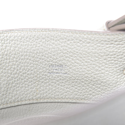 Hermes Taurillon Clemence So Kelly 22 Gris Perle 6 of 10