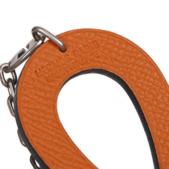 Hermes Leather Lucky Horseshoe Key Ring 3 of 4