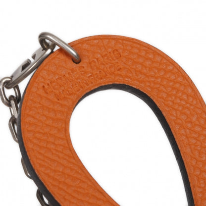 Hermes Leather Lucky Horseshoe Key Ring 3 of 4