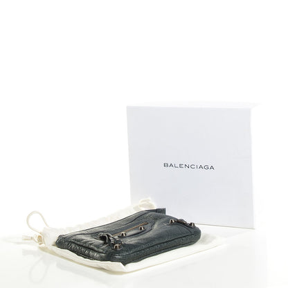 Balenciaga Agneau Classic Hardware M Porte-Monnaie Coin Purse Anthracite 4 of 8