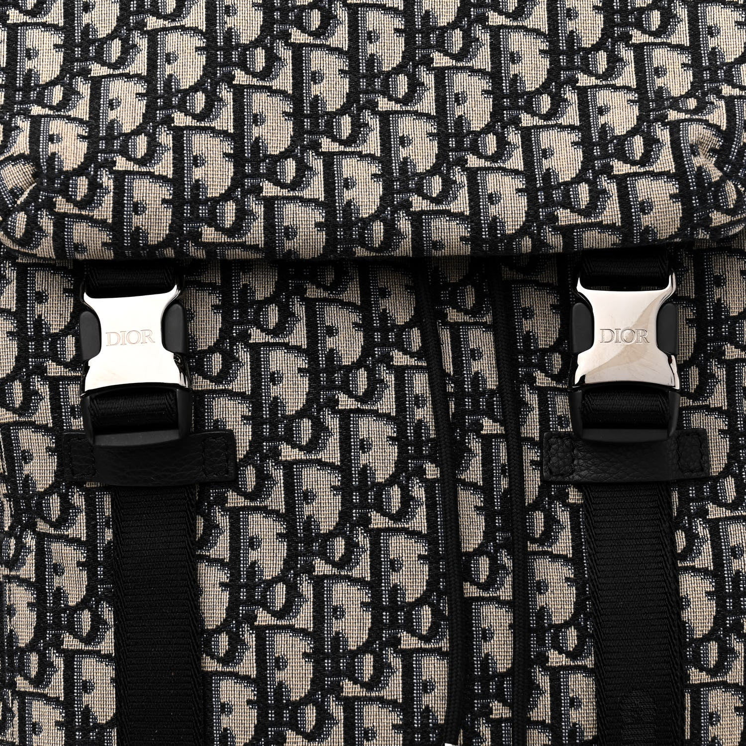 Christian Dior Oblique Explorer Backpack Blue Black 8 of 10