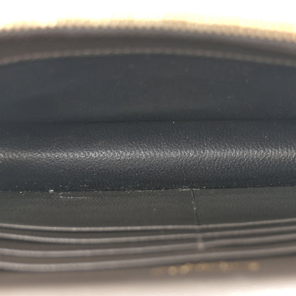 Saint Laurent Grain De Poudre Matelasse Chevron Monogram Envelope Chain Wallet Pebble 5 of 13