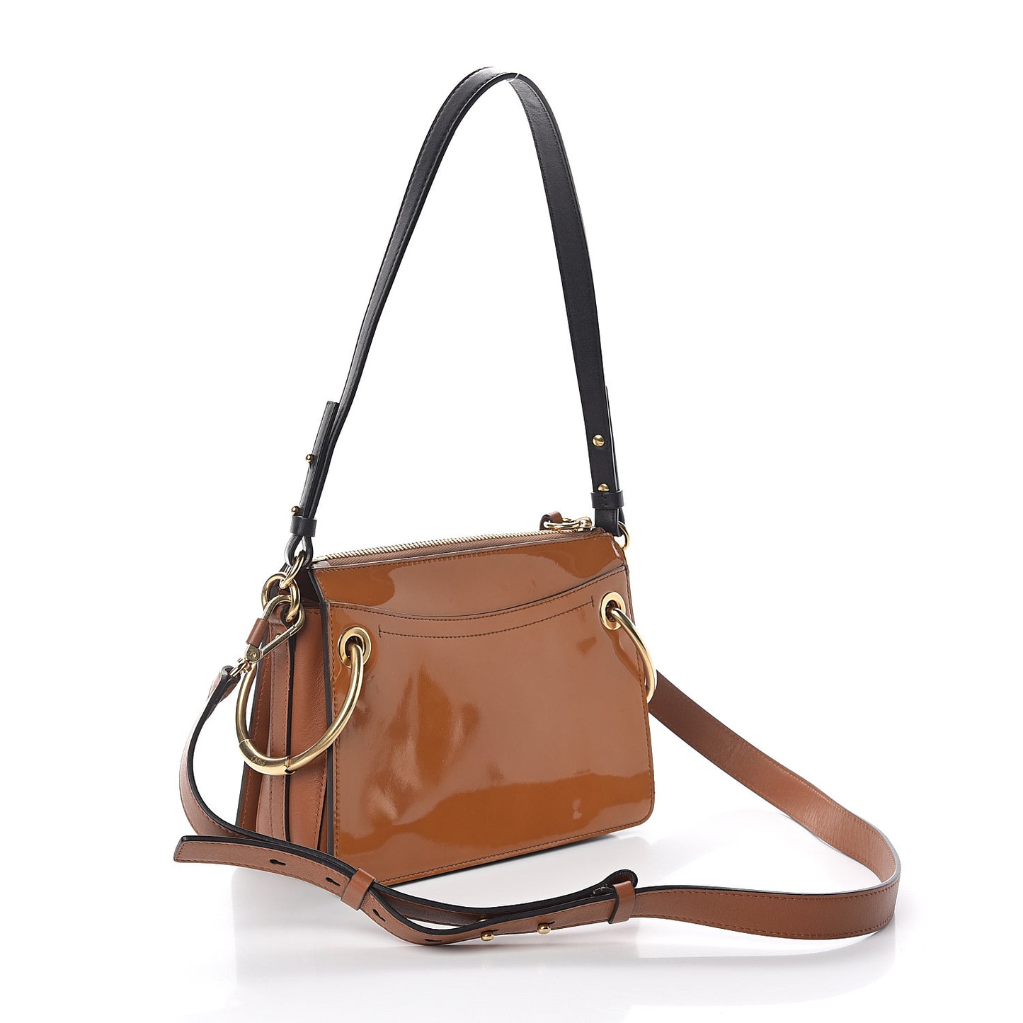 Patent Small Roy Bag Caramel
