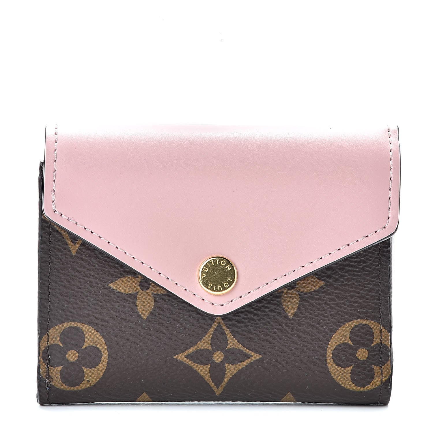 Louis Vuitton Monogram Zoe Wallet Rose Ballerine 1 of 8