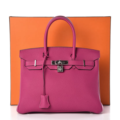 Hermes Togo Birkin 30 Rose Pourpre 32 of 32