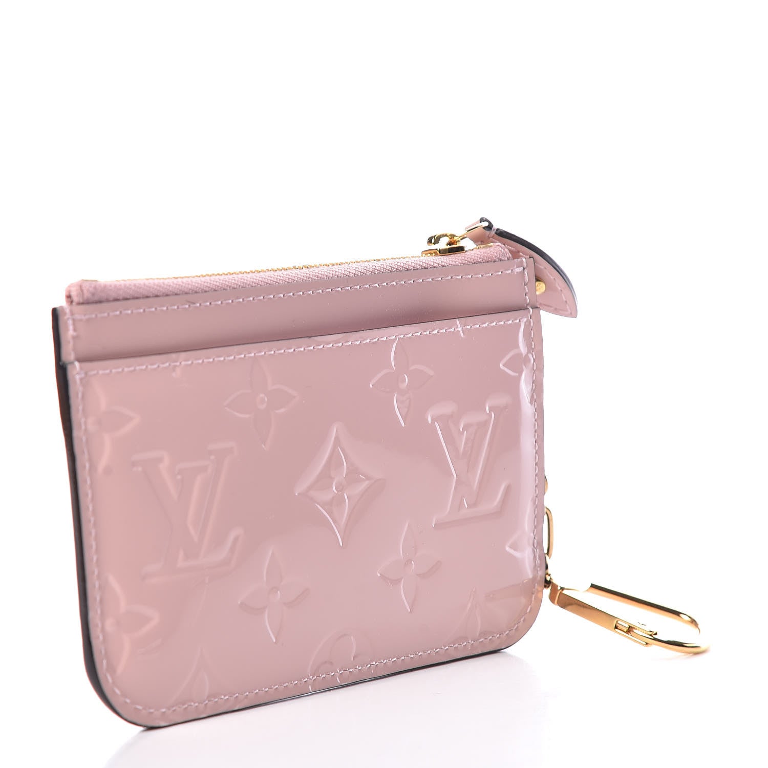 Louis Vuitton Vernis Key Pouch Rose Ballerine 3 of 7