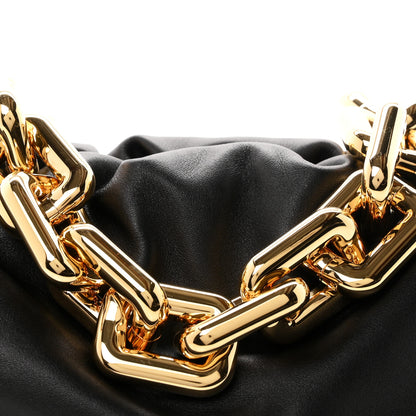 Bottega Veneta Calfskin The Pouch Chain Black 7 of 9
