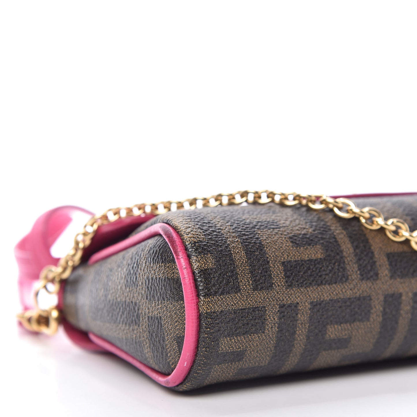 Zucca Spalmati Vitello Elite Flap Crossbody Bag Tobacco Ciclamino