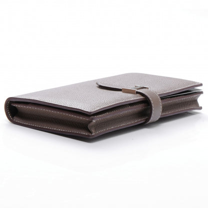 Hermes Epsom Leather Bearn Wallet Etoupe 4 of 8