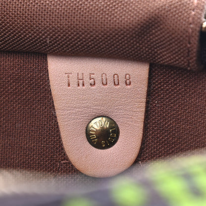 Louis Vuitton Monogram Graffiti Speedy 30 Green 6 of 10