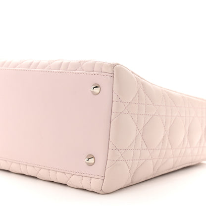 Christian Dior Lambskin Cannage Medium Lady Dior Light Pink 10 of 14
