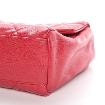 Chanel Glazed Soft Caviar Large Flap Red 7 of 10