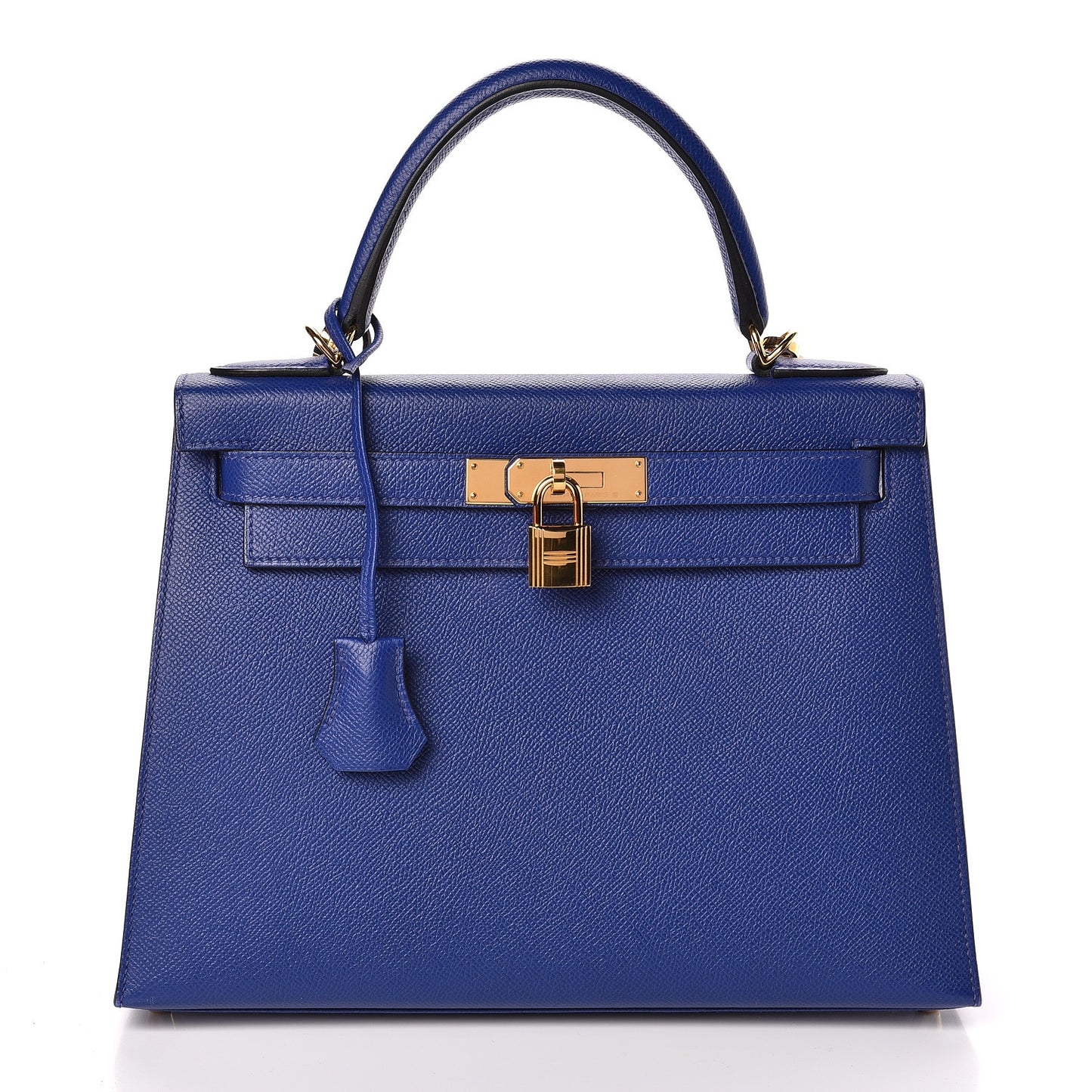 Epsom Kelly Sellier 28 Bleu Electrique