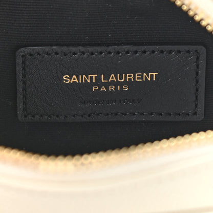 Saint Laurent Grain De Poudre Matelasse Monogram Baby Lou Camera Bag Crema Soft 6 of 12