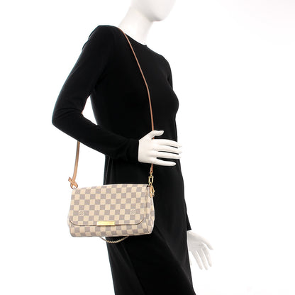 Louis Vuitton Damier Azur Favorite MM 3 of 9