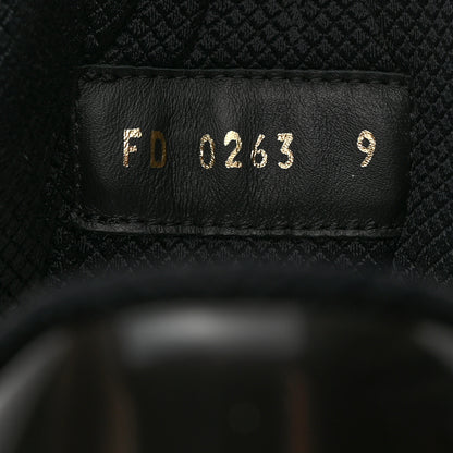 Louis Vuitton Monogram Discovery Lace Up Sneakers 9 Black Silver 7 of 8