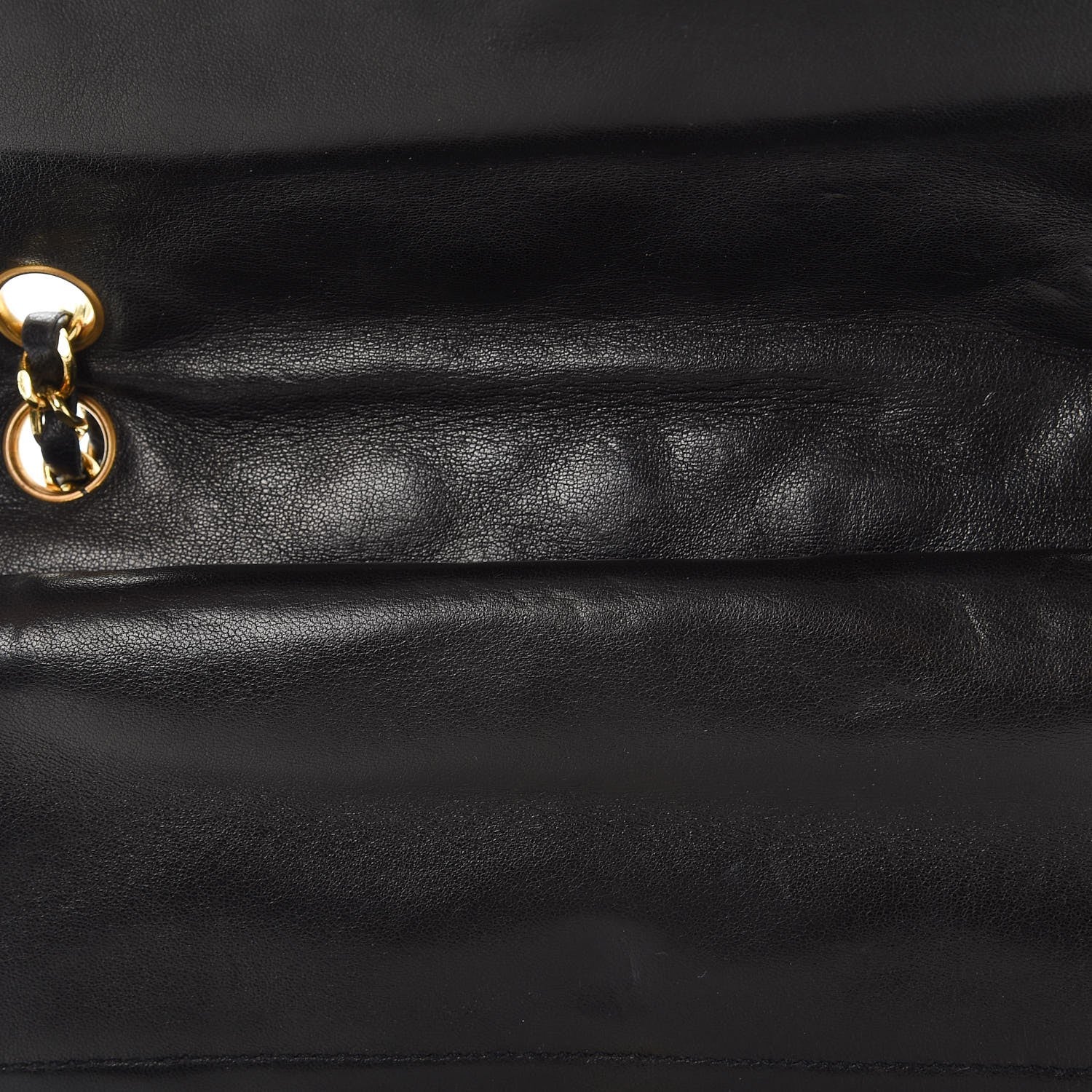 Chanel Lambskin Quilted Medium Double Flap Black 11 of 13
