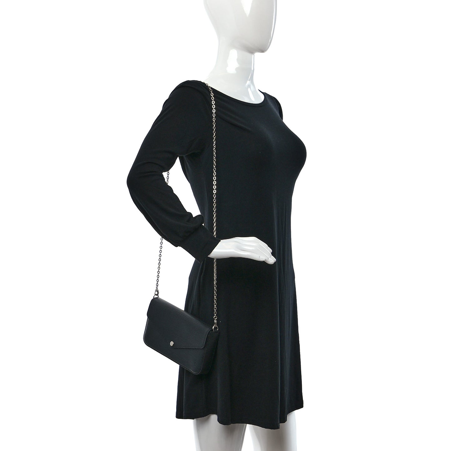 Epi Pochette Felicie Black
