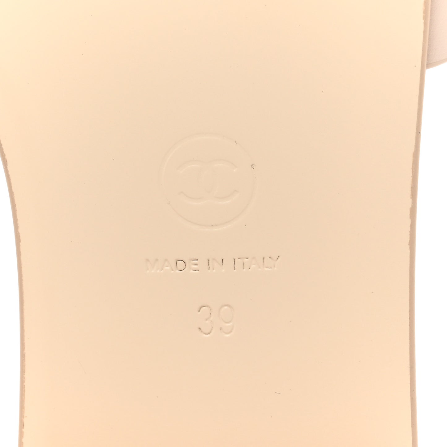 Calfskin Patent Calfskin Logo Mules 39 Beige