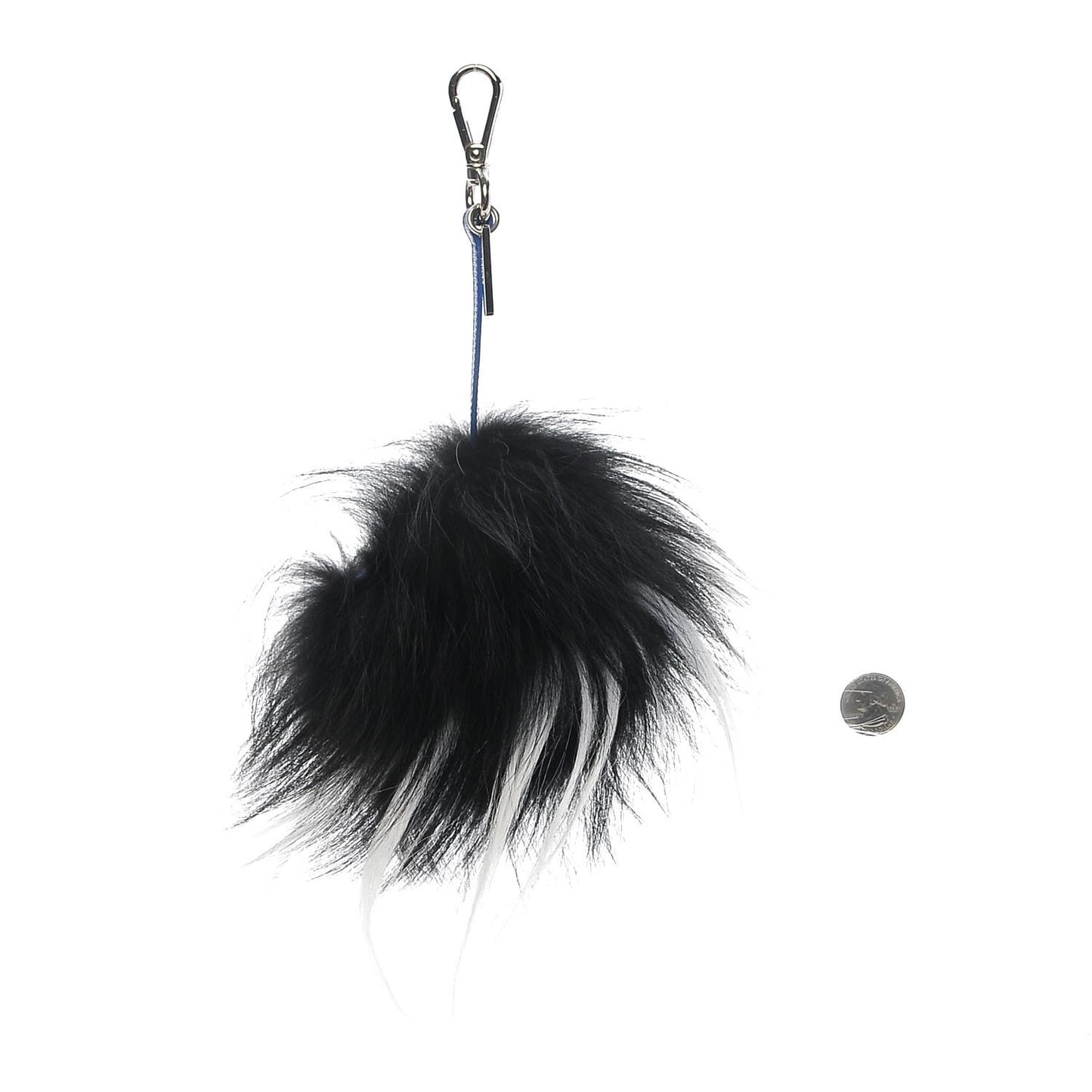 Fox Fur Vitello Monster Bag Bug Charm Ocean Multicolor