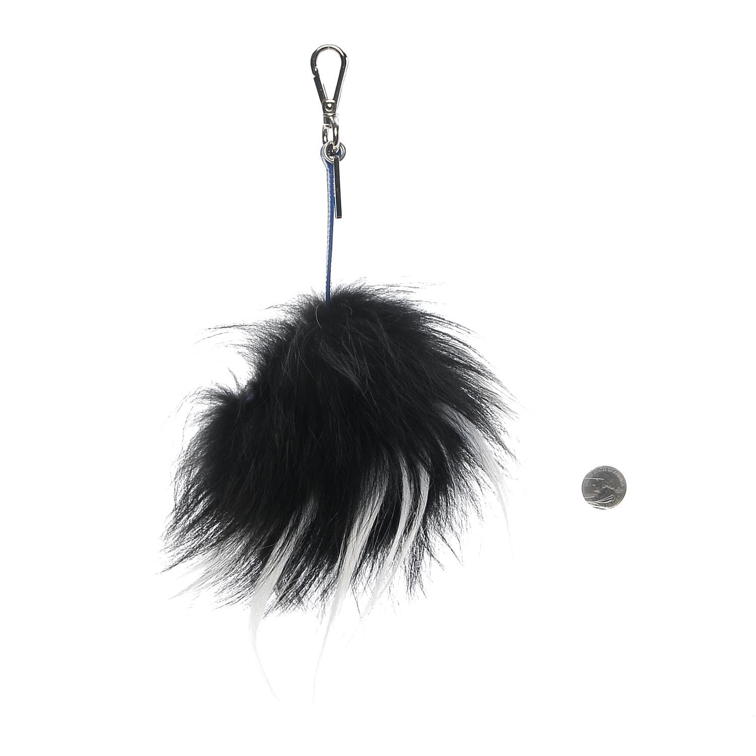 Fendi Fox Fur Vitello Monster Bag Bug Charm Ocean Multicolor 2 of 5