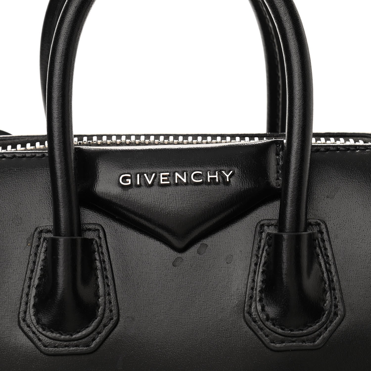 Givenchy Shiny Lord Calfskin Mini Antigona Black 8 of 12