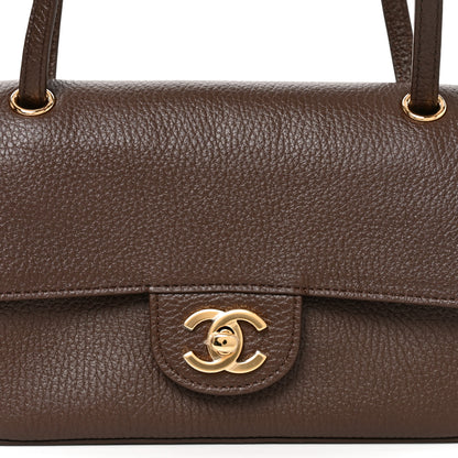 Chanel Grained Calfskin Small Souplissimo Maxi Flap Brown 7 of 10